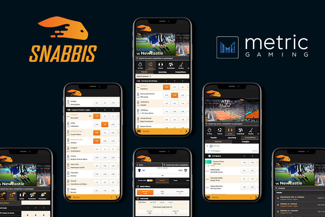 Snabbis.com Launches Full Sportsbook Through Metric Gaming