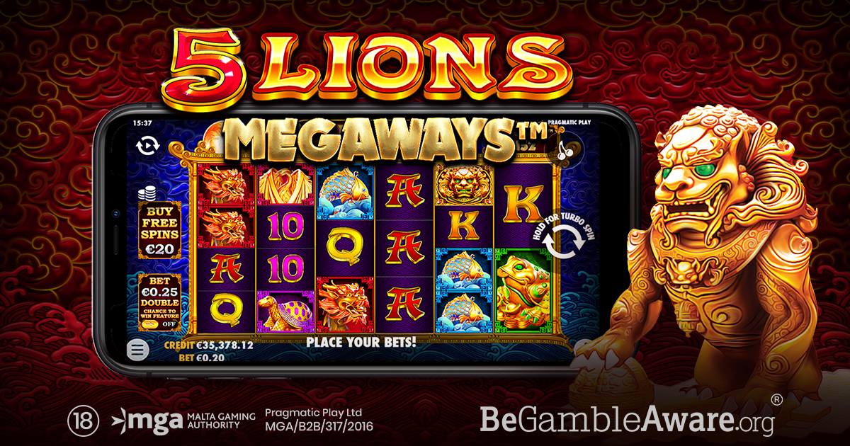 PRAGMATIC PLAY RECHARGES ASIAN ADVENTURE IN 5 LIONS MEGAWAYS™