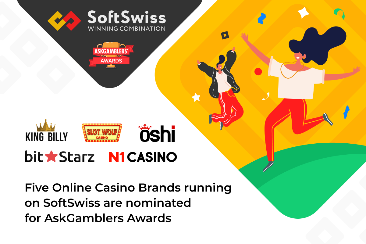 Five SoftSwiss online casino brands in finals for AskGamblers Awards 2021