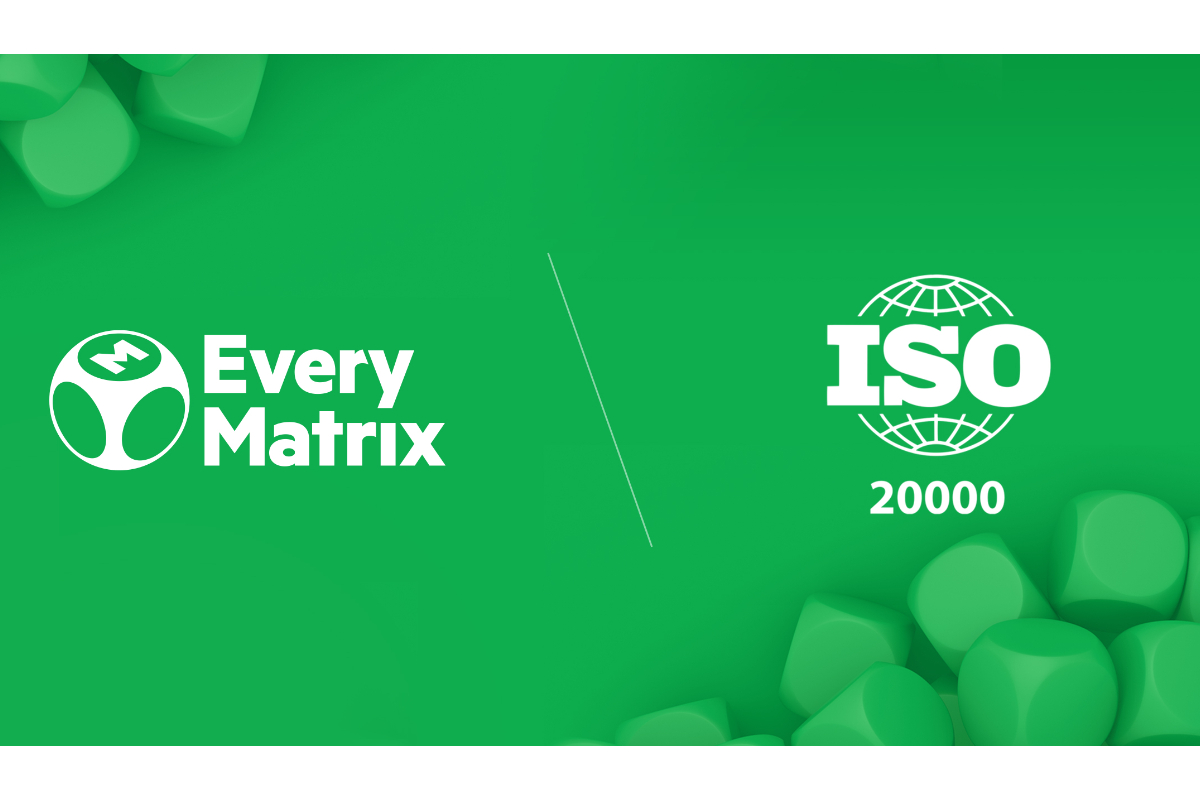 EveryMatrix gains ISO 20000 certification