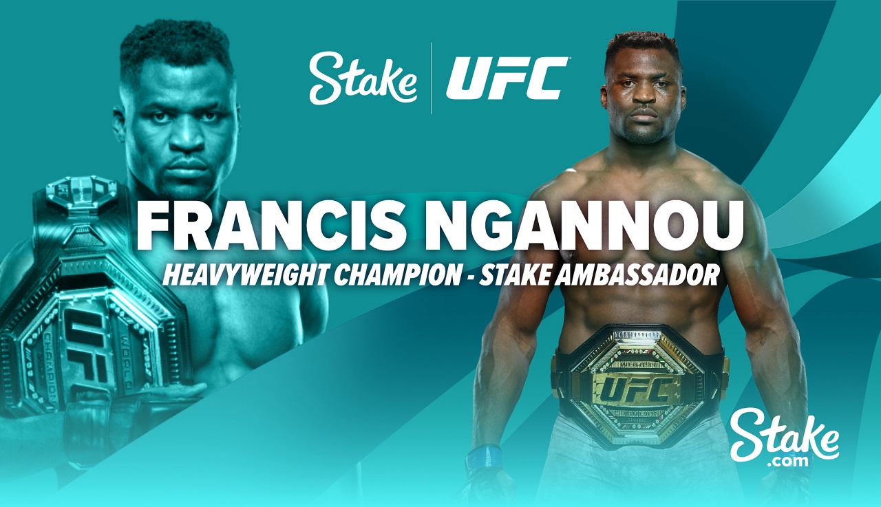 Francis Ngannou new Stake.com brand ambassador