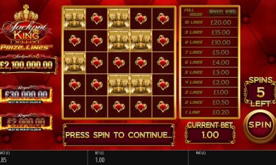 Blueprint Gaming revolutionises Jackpot King with Prize Lines™ mechanic