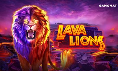 GAMOMAT releases rip-roaring Lava Lions slot