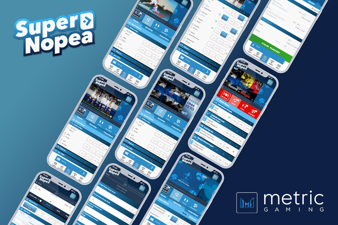 SuperNopea launches Metric Sportsbook for the start of European Championships