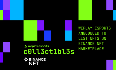 WePlay Esports announced to list NFTs on Binance NFT Marketplace
