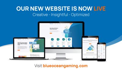 BlueOcean Gaming, a leading iGaming software provider, launches a newly redesigned website!