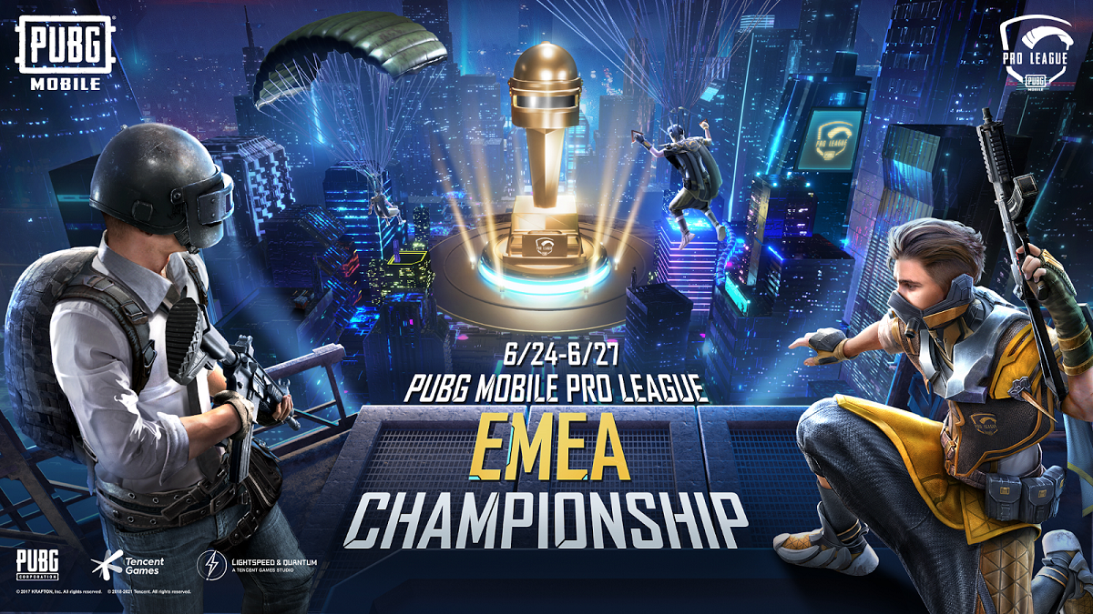 PUBG MOBILE PRO LEAGUE EMEA CHAMPIONSHIP STARTS JUNE 24TH