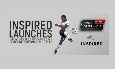 Inspired Launches V-Play Soccer 3.0, Matcheday 3.0 and European Tournament with OPAP