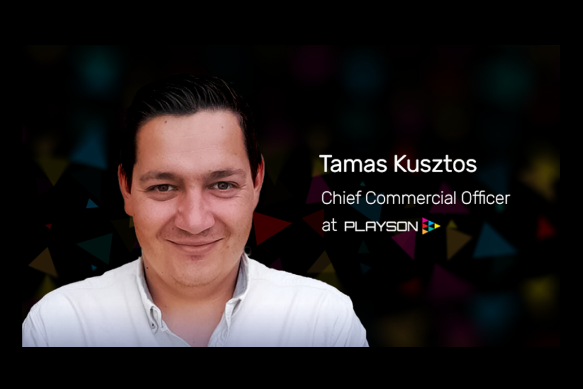 Playson appoints Tamas Kusztos to new CCO role