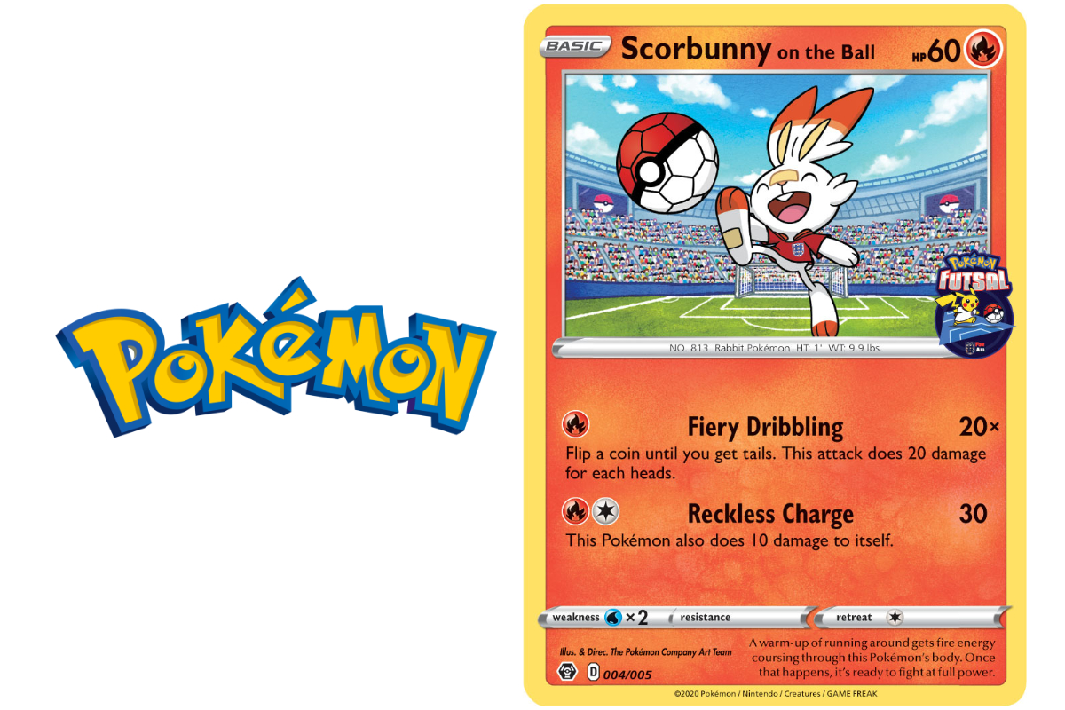 New Pokémon England Futsal trading card available at GAME ...