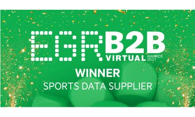 EveryMatrix named Sports Data Supplier of the Year at EGR B2B Awards 2021