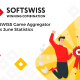 SOFTSWISS Game Aggregator Shares June Statistics