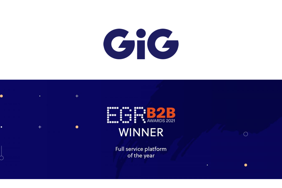 GiG crowned Full-service Platform of the Year at EGR B2B Awards 2021