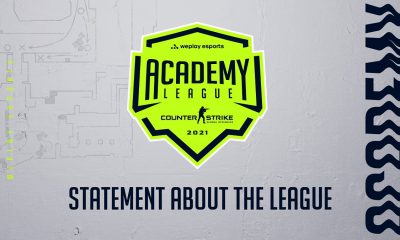 Announcement concerning WePlay Academy League