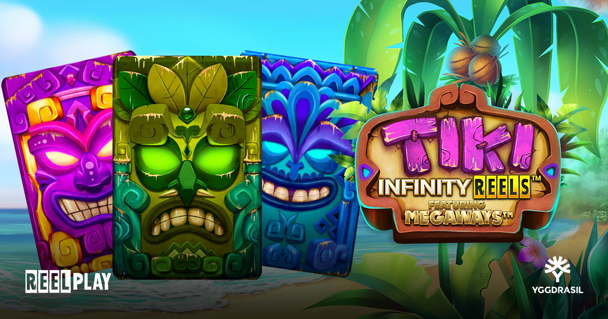 Yggdrasil and ReelPlay combine for unforgettable island adventure in Tiki Infinity Reels Megaways™