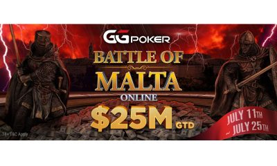 Battle of Malta Online 2021 Schedule Unveiled; $25M Guaranteed Series Runs July 11-25 At GGPoker