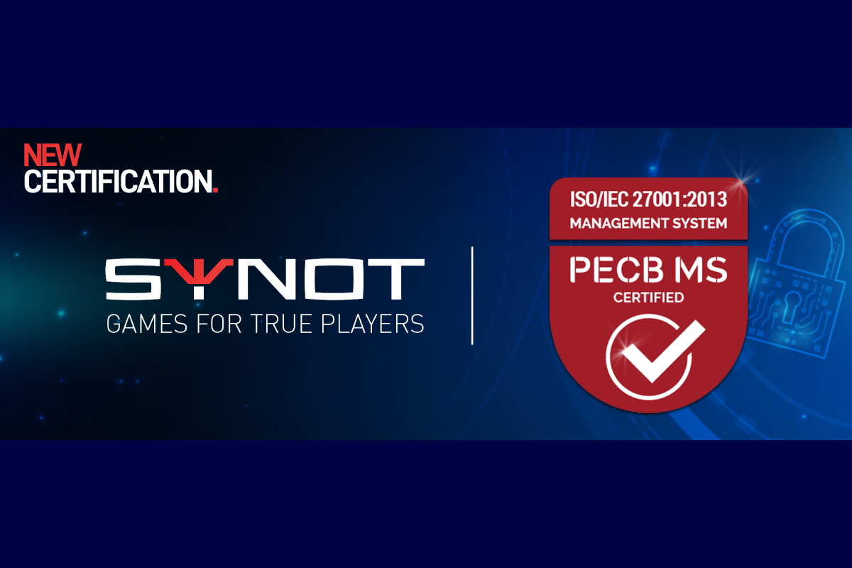 Synot Games Receives ISO/IEC 27001 Certification