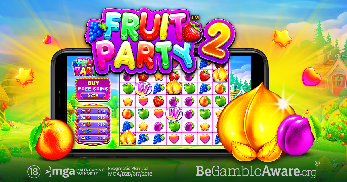 PRAGMATIC PLAY BACK WITH JUICIER WINS THAN EVER IN FRUIT PARTY 2