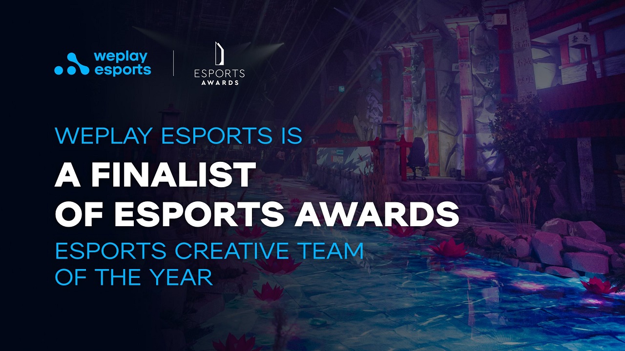 WePlay Esports is a finalist of Esports Awards