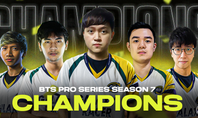 Galaxy Racer crowned Champions in the BTS Pro Series S7 Championship: SEA Title with a Reverse Sweep Win Against Fnatic