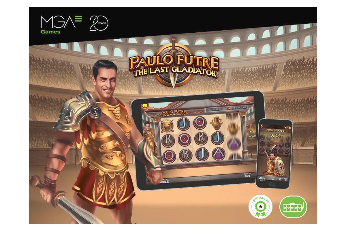 MGA Games launches 'Paulo Futre The Last Gladiator' in online casinos around the world