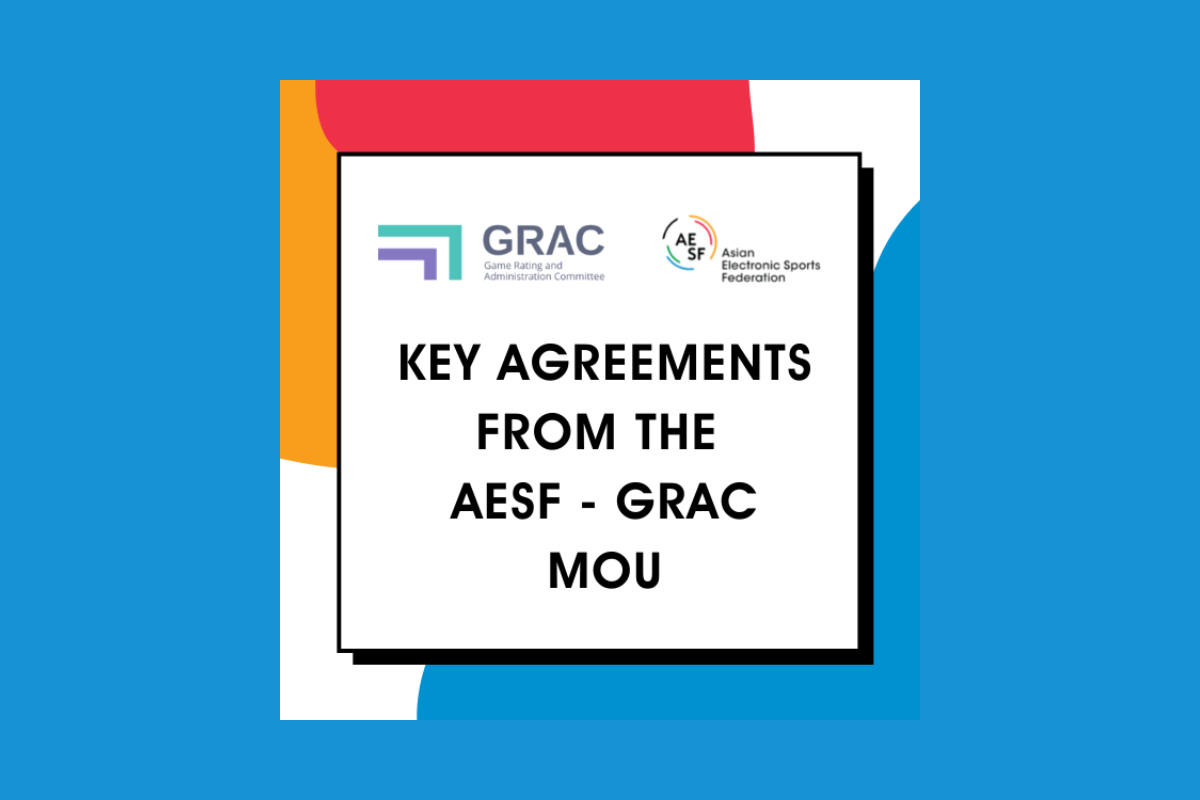 AESF Seals MoU with South Korea’s Game Ratings and Administration Committee (GRAC)