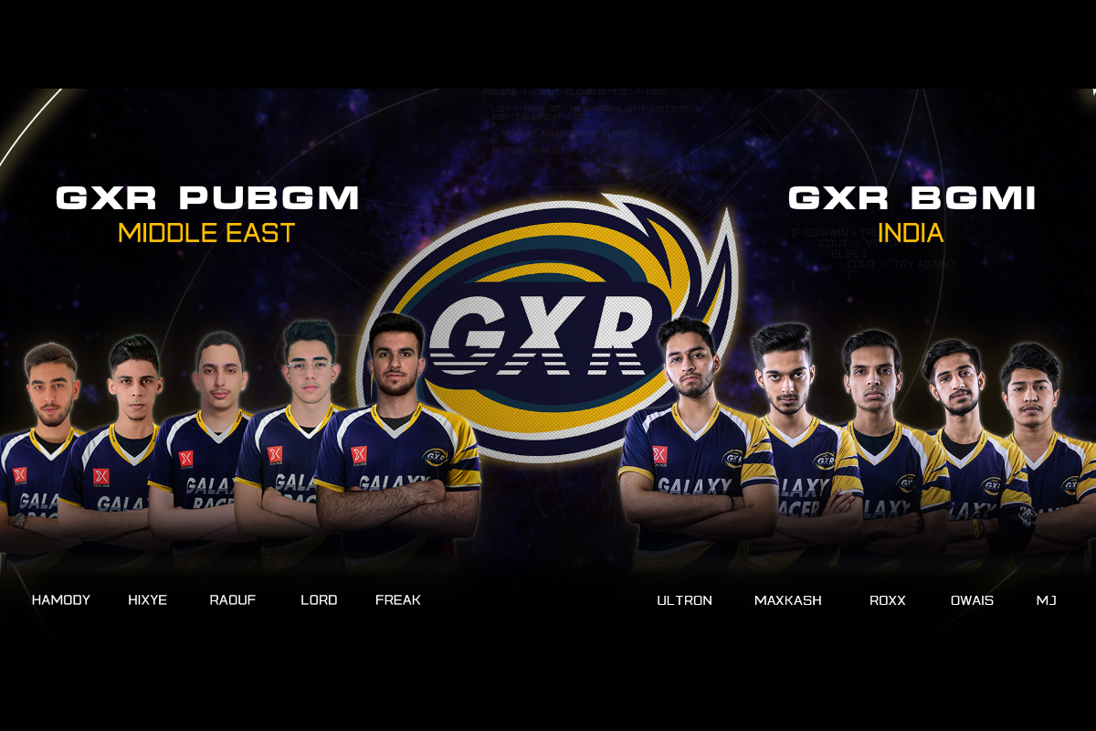 Galaxy Racer Announces Star-Studded Double Rosters for PUBG Mobile (Middle East) and BGMI (India)