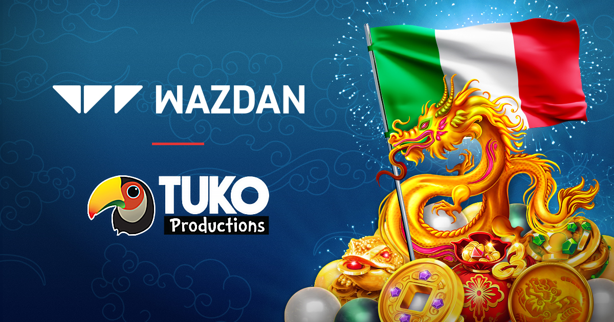 Wazdan grows Italy presence with Tuko Productions partnership