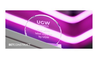 BetConstruct is the Best White Label Supplier at UGW Awards