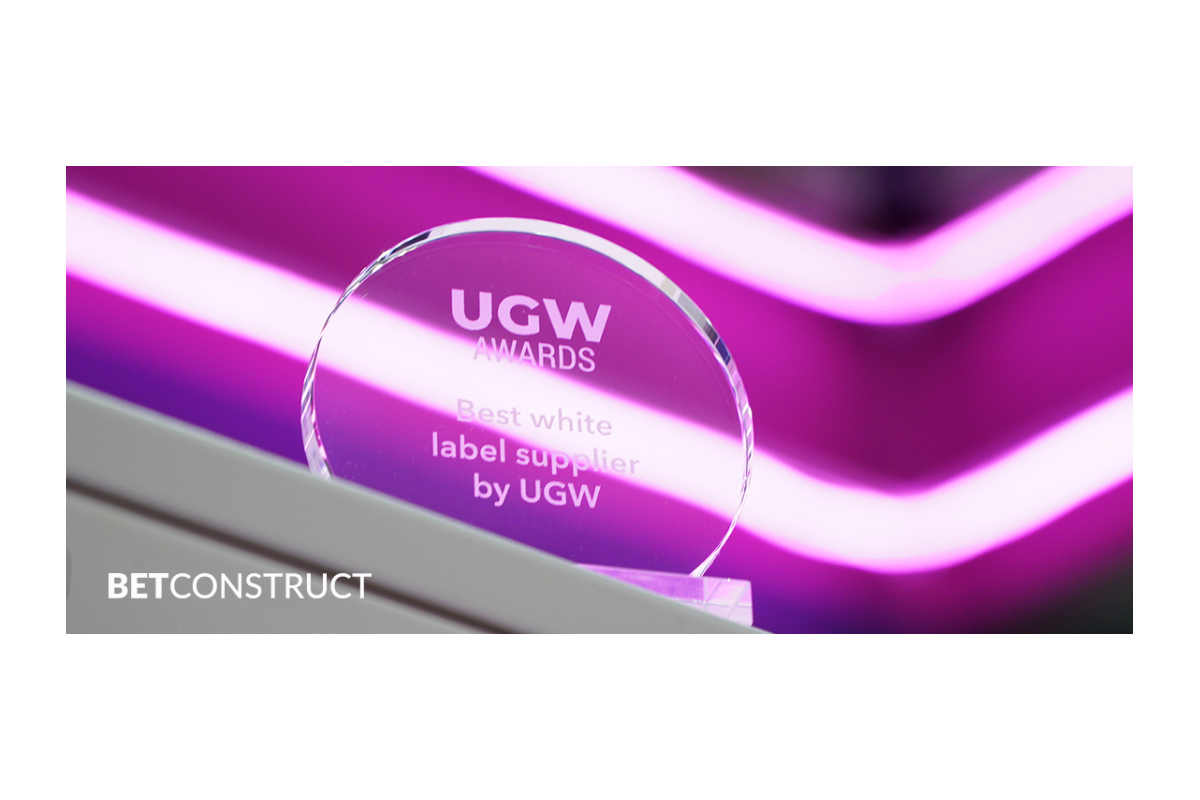 BetConstruct is the Best White Label Supplier at UGW Awards