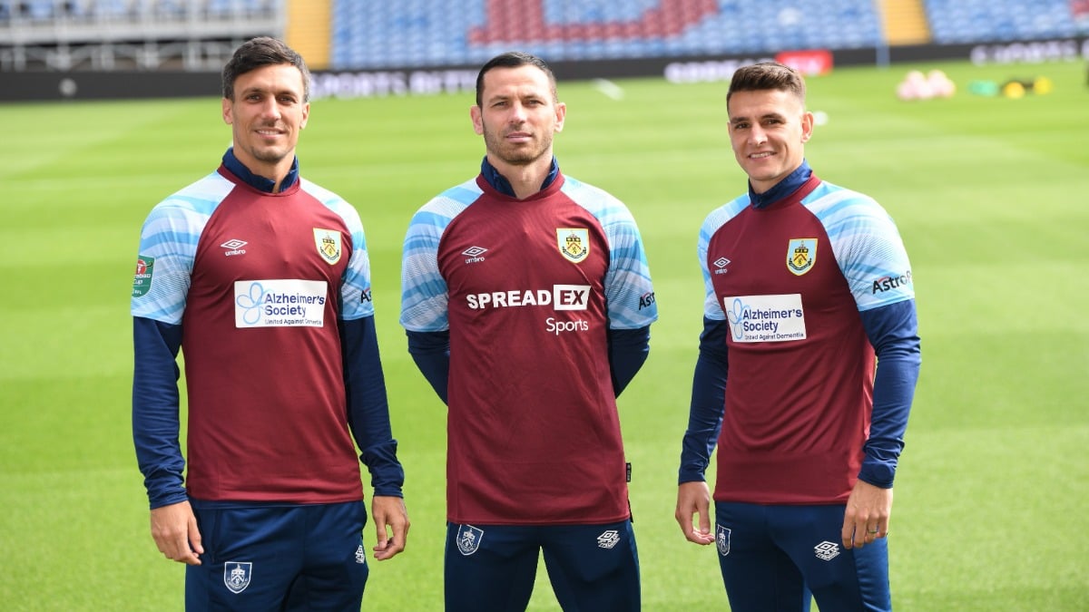 BURNLEY FOOTBALL CLUB TO WEAR ALZHEIMER’S SOCIETY SPONSORSHIP FOR WORLD ALZHEIMER’S DAY