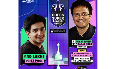 NODWIN GAMING PARTNERS WITH SAMAY RAINA AND CHESSBASE INDIA TO LAUNCH AN EXCITING ONLINE CHESS LEAGUE