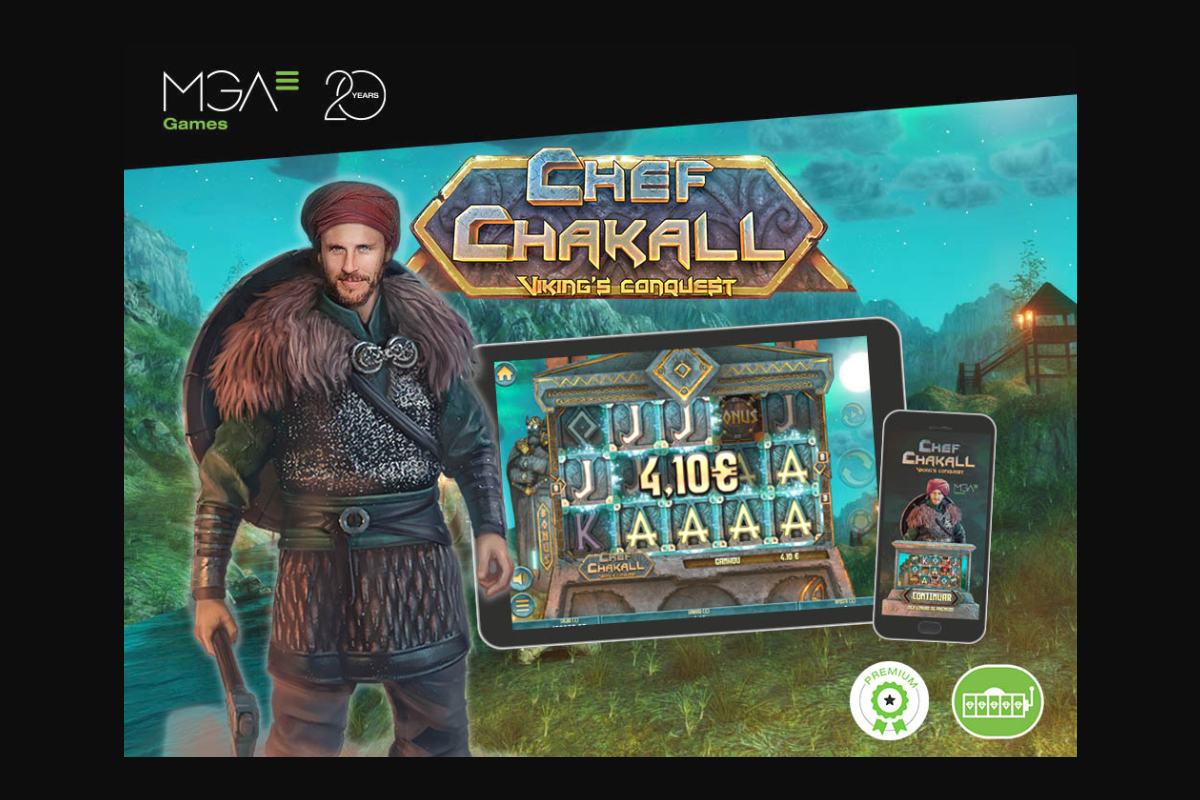 Chef Chakall Viking's Conquest from MGA Games, now available for all international markets