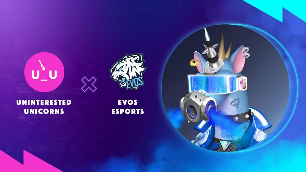First Esports X NFT Partnership in Asia as EVOS Esports & Uninterested Unicorns Collaborates in Project