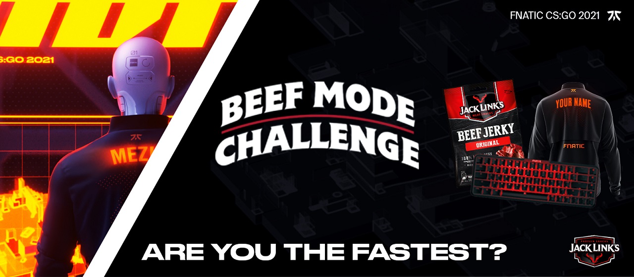 'Fnatic and Jack Link's launch the Beef Mode Challenge!