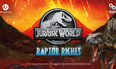 Microgaming runs with dinosaurs once again in Jurassic World: Raptor Riches