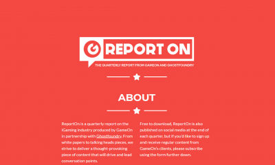 ReportOn: Do more to drive innovation in responsible gambling