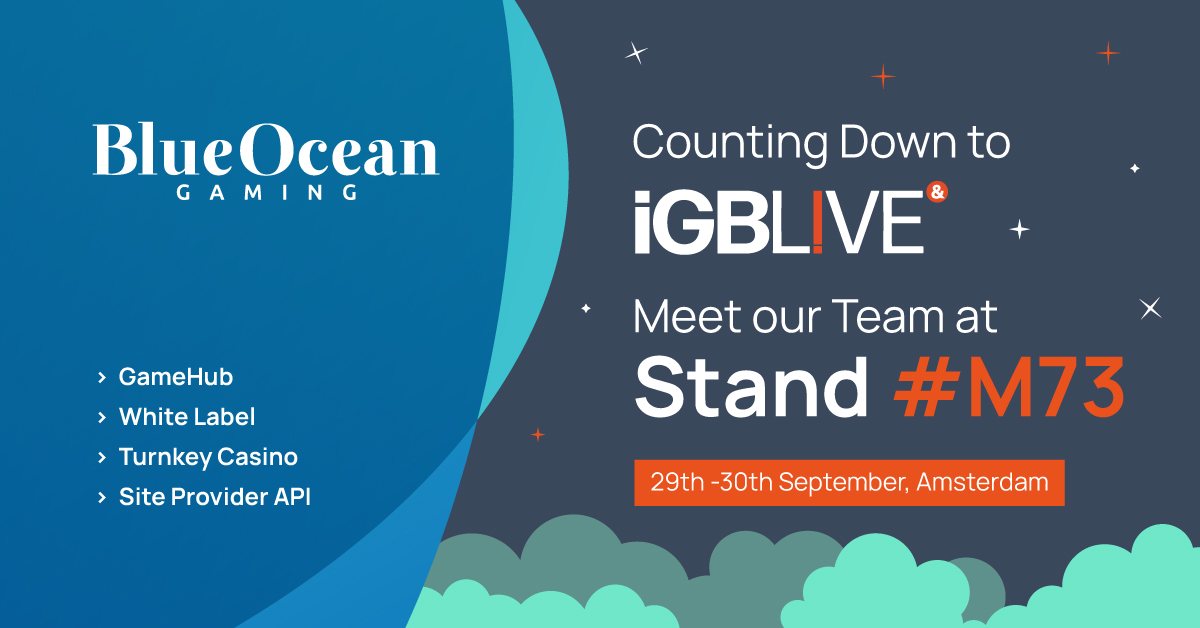 BlueOcean Gaming Counts Down to iGB Live! Amsterdam