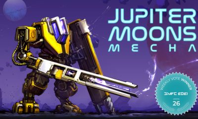 Mecha Card Battler Jupiter Moons: Mecha Wins Fan Favorite Vote 26 at GDWC 2021!