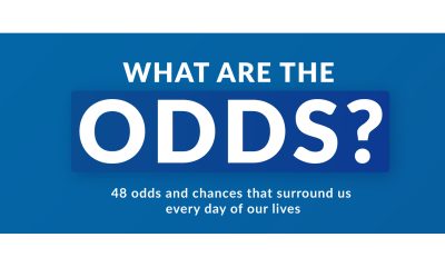 You’re more likely to be struck by lightning twice or win the lottery than you are to meet your doppelgänger