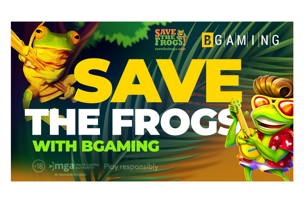 Elvis frog saves frogs! BGaming donates part of revenue from top game to protect amphibian population