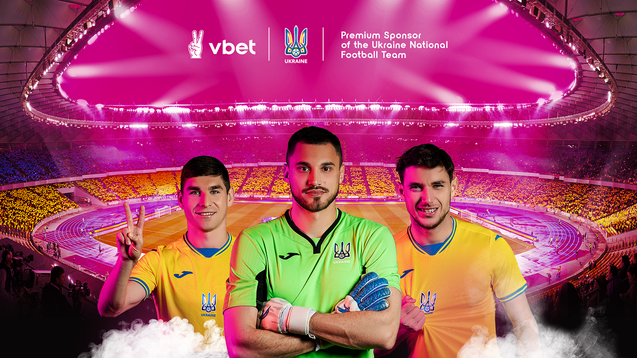 VBET has become the "Premium" sponsor of the Ukrainian National Football Team