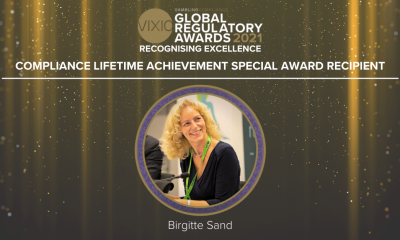 VIXIO GamblingCompliance Global Regulatory Awards 2021 Compliance Lifetime Achievement Award Recipient Announced
