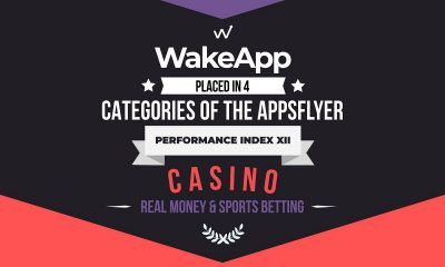 WakeApp placed in 4 categories of the AppsFlyer Performance Index XII Casino Real Money & Sports Betting category