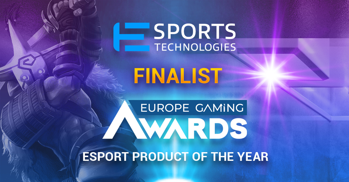 Esports Technologies Nominated for Esport Product of the Year Award at the Prestigious Europe Gaming Awards
