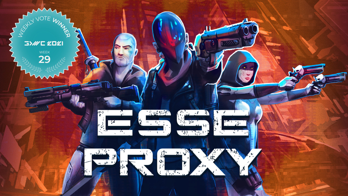 Stylish and Brutal Top-Down Shooter Esse Proxy Wins Fan Favorite Vote 29 at GDWC 2021!