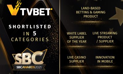 TVBET has got a record number of nominations for it at SBC Awards 2021