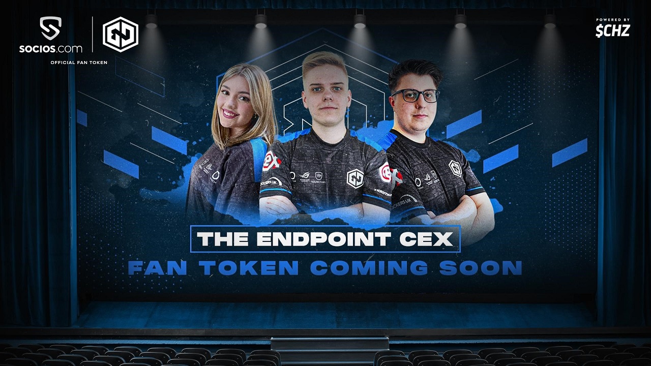ENDPOINT CEX WILL BECOME THE FIRST UK ESPORTS TEAM TO LAUNCH A FAN TOKEN ON SOCIOS.COM