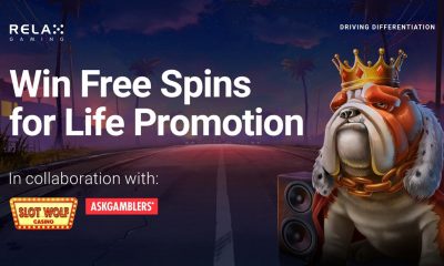 Win Free Spins for Life with Relax Gaming, Slot Wolf Casino and Ask Gamblers