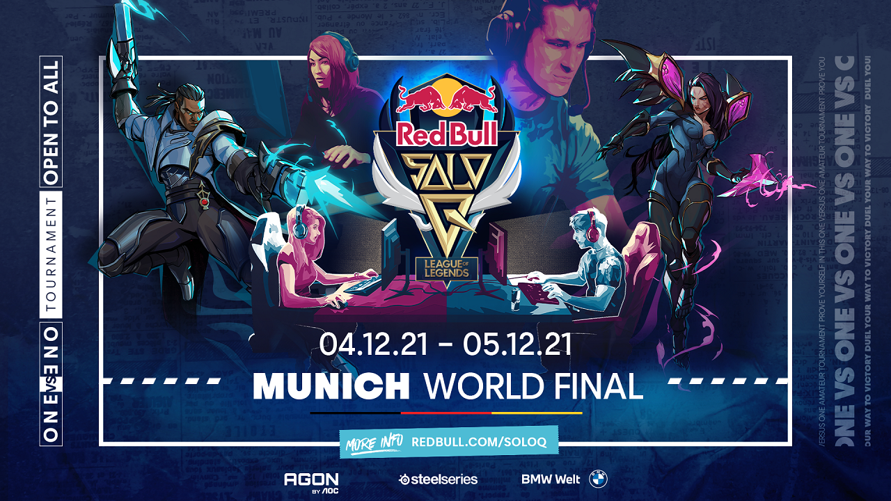 The Red Bull Solo Q World Finals are here – The official 1v1 League of Legends tournament concludes in December!